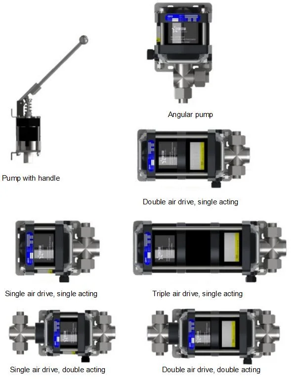 Hydr-Star Ahp03-1s-36 31-60 MPa Output Portable Miniature Pneumatic Driven Liquid CO2 Booster Pump