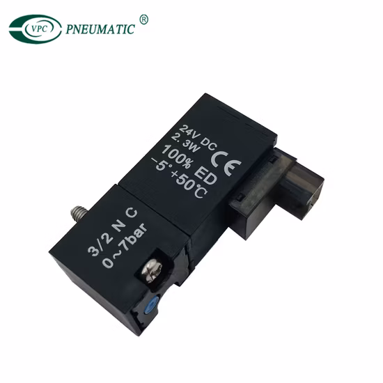 10mm (15mm) DC24V 3/2 Micro Plastic Solenoid Valve for Sock Knitting Machine