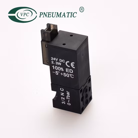 10mm (15mm) DC24V 3/2 Micro Plastic Solenoid Valve for Sock Knitting Machine