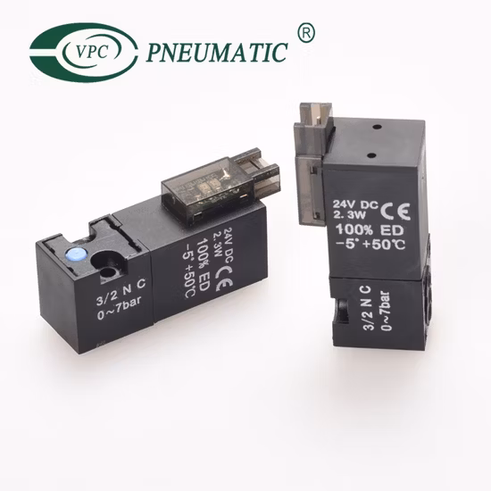 10mm (15mm) DC24V 3/2 Micro Plastic Solenoid Valve for Sock Knitting Machine
