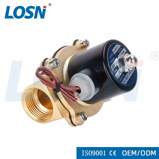 Vx Series Normal Close Type 2 Position 2 Way Brass Solenoid Valve