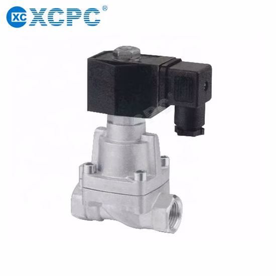 Slp Series Two Way Two Position Normal Open Type Stainless Steel Electric Air Valve
