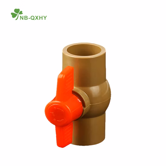 Customize UPVC Compact Ball Valve with Multiple Style Handles